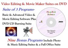 Video & Movie Editing Editor Software 12 PROGRAM DVD Creator Maker Convertor DVD picture