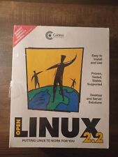 Vintage 1999 NEW CIB Open LINUX 2.2 Caldera Systems Software Retail BIG BOX picture