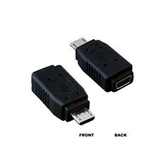 USB 2.0 Micro B Male to Mini B 5 Pin Female Converter Adapter Connect SmartPhone picture