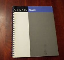 Vintage Claris MacWrite (1988) User Manual Guide for Macintosh picture