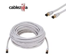 Cat8 SFTP High Speed Ethernet Patch Cord LAN Wire 0.5FT- 75 FT White Multi Lot picture
