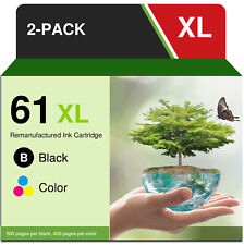 2 Pack 61XL 61 XL Ink Cartridge For HP ENVY 4500 4502 5530 5535 OfficeJet 2620 picture
