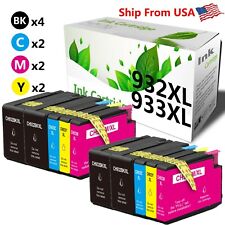 10PK 932/933 Ink Cartridge Fit For Officejet 6700 7510 6600 Printer picture