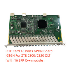 ZTE Card 16 Ports GPON Board GTGH For ZTE C300/C320 OLT, With 16 SFP C++ module picture