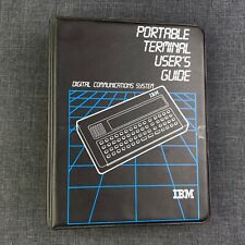 Vintage 1989 IBM Computer Portable Terminal User's Guide Internal Use Only USA picture