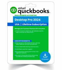 INTUIT QUICKBOOKS PRO 2024 FULL DVD RETAIL BOX VERSION LIFTIME LICENSE picture