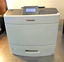 Lexmark T654dn Monochrome Laser Printer w/ 3 Drawers 934746 Pages Still Working picture