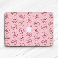 Pink Love Hears Kiss Smile Pattern Hard Case For Macbook Air 13 Pro 16 13 14 15 picture