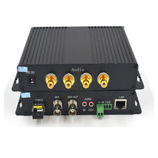 HD SDI Video Audio Data Ethernet Fiber Optical Media Converters TX / RX, LC   picture