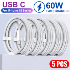 5x For iPhone 15 Pro Max USB-C to USB-C Cable Fast Charger Type C Charging Cord picture