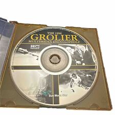 1996 Grolier Multimedia Encyclopedia PC Software CD Professionally Cleaned HTF picture