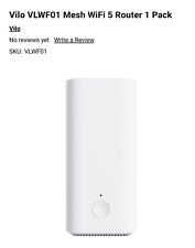 Vilo Mesh WiFi Router System Wireless Internet Dual Band AC1200 1 Pack White picture
