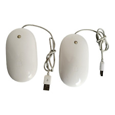 Lot of 2 - Apple Mighty A1152 USB 400 DPI Optical Mouse MAC picture