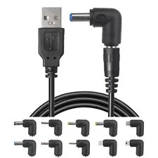 USB to DC Power Charging Cable with 10pcs DC Barrel Jack Universal Laptop Pow... picture