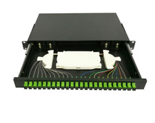 1U 19'' Rackmount 24 Port SC/APC Fiber patch panel with pigtail,SC Adapter -7854 picture