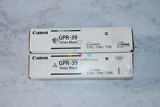 2 New OEM Canon imageRUNNER 1730,1740iF,1750 Black Toners GPR-39K 2787B003 picture