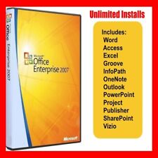 Microsoft Office Enterprise 2007 Pro Full Version, w/ Product Key + License picture