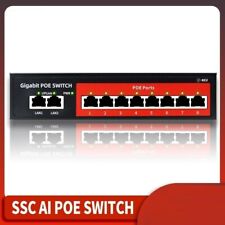 Full Gigabit 8 Port Poe Switch 48V 120W Ethernet Switch Network For IP Camera picture