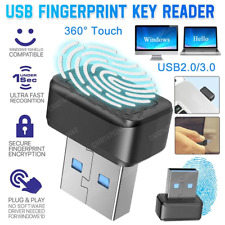 USB Fingerprint Key Reader for Windows 7/8/10/11 Hello Security Key Biometric Sc picture