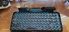 KnewKey RYMEK Typewriter-Style Retro Mechanical Wired & Wireless Keyboard BLACK picture