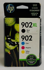 New Genuine HP 902XL 902 Black Color 4PK Ink Cartridges OfficeJet Pro 6954 picture