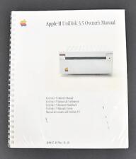 Vintage Apple Computer Apple II UniDisk 3.5 Owner's Manual Sealed picture