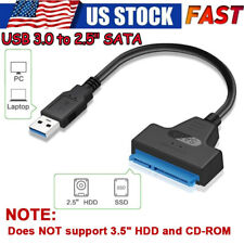 SATA to USB 3.0 Adapter Cable for 2.5 inch Hard Drive HDD/SSD Data Transfer USA picture