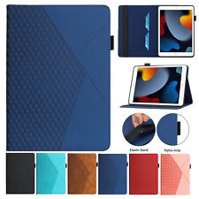 Folio Cube Pattern Leather Auto Smart Sleep/Wake Stand Case Cover For Apple iPad picture