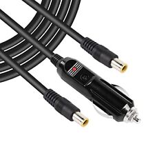 Car Cigarette Lighter to DC 8mm Y Splitter Cable, Double DC7909 7.9 x 5.5mm P... picture