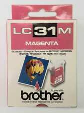 Genuine Brother LC31M Magenta Ink Cartridge -Sealed New Old Stock- Exp. 2006/07 picture