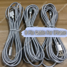 Heavy Duty USB Charging Cable 6Ft For iPhone 14 13 11 XR 8 7 6 iPad Charger Cord picture