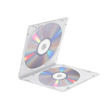 200pcs Standard Clear Tray CD Jewel Case Slim PP DVD Disc Storage Cover Sleeves picture
