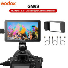 US Godox GM6S 5.5 Inch DSLR Camera Monitor 4K HDMI 1920x1080 Touch Screen 3D LUT picture