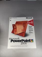 Microsoft PowerPoint 2000 Upgrade - Presentation Graphics Program NEW & Sealed  picture