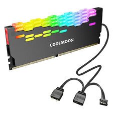 Coolmoon Ra-2 Ram Heatsink Efficient Fine Workmanship Multi-interface Ram Cooler picture