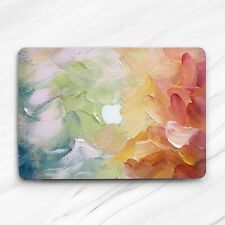 Colorful Oil Rainbow Painting Hard Case For Macbook Air 13 Pro 16 13 14 15 picture