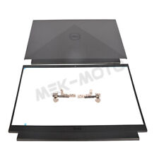 New LCD Back Cover + Front Bezel + Hinges For Dell G15 5510 5511 5515 08MNTR US picture