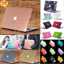 Glitter Bling Pattern Silk Leather Marble Matte Case for MacBook Air Pro 11