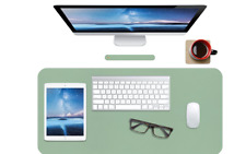 Leather Desk Mat,Desk Pad,Desktop Mat,Waterproof Desk Mat for Desktop, 30