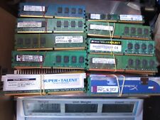 Lot of 100pcs Mixed Brand 2GB DDR2 Computer Memory  Gold Fingers for Scrap Gold picture
