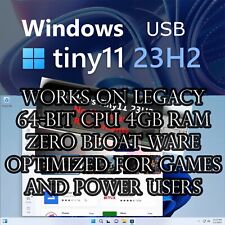 Windows Tiny11 USB - Fully Working and Secure Windows 11 for Older Computers USA picture
