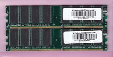 1GB 2x512MB PC3200 AVANT DDR-400 AVM6464U52C34005AVA* Desktop Memory Kit DDR1 picture