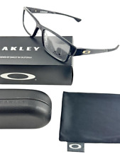 Oakley NEW Airdrop Black Ink Rectangle Frames 55-18-143 Eyeglasses OX8046 Set picture