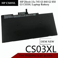 NEW Genuine CS03XL Battery For HP EliteBook 745 755 840 850 G2 G3 G4 800231-141 picture