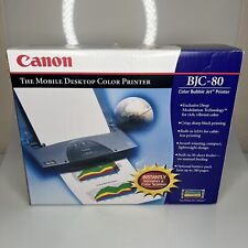 Cannon BJC-80 Portable Color Bubble Jet Printer New Open Box picture