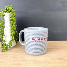 Digital Equipment Corp wraparound mug - vintage office collectible picture