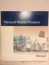 1989 Microsoft Word for Windows Sampler PC Reference Guide Book picture