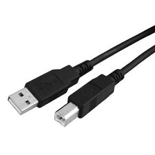 6ft 6 feet USB 2.0 A Male to B Male High Speed Printer Scanner Cable Black New picture