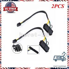 2PCS ATX 24 pin to 6pin Power Supply Cable for DELL Optiplex 3050 3060 3080 3681 picture