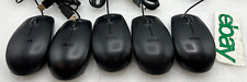 LOT OF 5  Dell USB Wired Scroll Wheel Optical Black Mouse MS111-P  picture